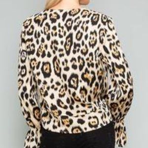 Leopard Print Crop Top